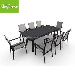 Muebles de Exterior, Mesas y Sillas, Mesas y Sillas Usadas para <span class=keywords><strong>Restaurante</strong></span>, Juego de Mesa de Comedor de Madera para 12 Personas con Sillas - Product Image 4