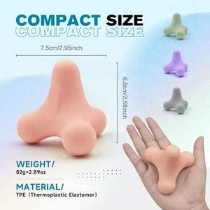 Kearing <span class=keywords><strong>Trigger</strong></span> <span class=keywords><strong>Point</strong></span> Therapy Boule de <span class=keywords><strong>massage</strong></span> Libération myofasciale pour fasciite plantaire Libération profonde des tissus pour le yoga Muscle Plastique - Product Image 2