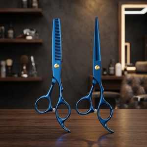 6 Inch Straight <b>Thinning</b> <b>Hair</b> <b>Scissors</b> Professional Hairdressing Cutting Shears Salon Barber Tool - Product Image 3