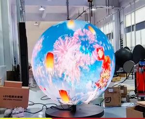 Écran LED sphérique en forme d'œuvre d'art P3.91 Diamètre 1m Luminosité 5000 Cd/m Garantie 1 an Étanche Personnalisable - Product Image 3