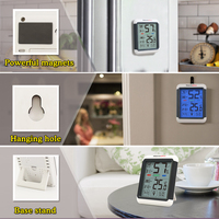 ThermoPro TP55 Thermomètre numérique LCD de laboratoire Hygromètre Station météo professionnelle avec aimant