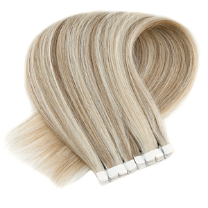 KSWIGS Extensions de cheveux mini-adhésives les plus vendues, cheveux humains bruts alignés sur les cuticules, doux, lisses, sans perte de cheveux - Product Image 1