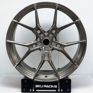 ล้อฟอร์จ Bku 5x112 สำหรับล้อออดี้ A8 S8 D5 Q3 Q5 Q7 SQ7 <span class=keywords><strong>SQ5</strong></span> Q8 RSQ8 <span class=keywords><strong>E</strong></span>-<span class=keywords><strong>tron</strong></span> GT ขนาด 19 20 21 22 นิ้ว ขอบเว้า ขัดเงา ล้ออัลลอย - Product Image 2