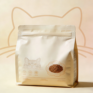 Custom Printing Design <b>Pet</b> Food Packaging Stand-up Resealable Bags <b>Pet</b> Treat Pouch Moisture-proof Mylar Bags - Product Image 4