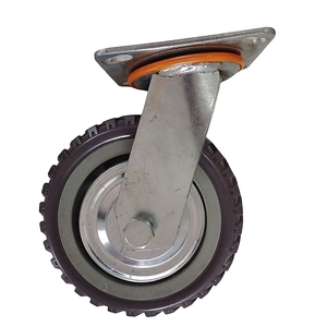 Fábrica Heavy Duty 4 5 6 8 Polegada Roda Quente À Prova de Vento Antiderrapante Ball Bearing Tipo Heavy Duty Rodízios Adequado para Carrinhos Flatbed - Product Image 6