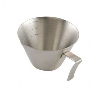Thickened 304 Stainless Steel Eco-Friendly Espresso Coffee Scoop Modern Cone Shape Brewing Tool Small Milk <b>Jug</b> for Coffee - Product Image 1