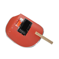 Casque de soudage professionnel Lingjiang avec lunettes de sécurité anti-éclaboussures rouges pour le soudage à l'arc