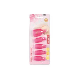 Nhãn Hiệu Riêng 5 Cái Bán Buôn Nhựa Gel Polish Tái Sử Dụng Ngâm Tắt Toe Nail Clip UV LED Gel Polish Remover Clips