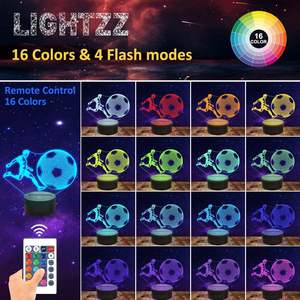 Lampe de Table LED 3D Illusion Acrylique pour Groupes de Fans Garçons, Cadeau de Saint-Valentin en Gros - Product Image 2