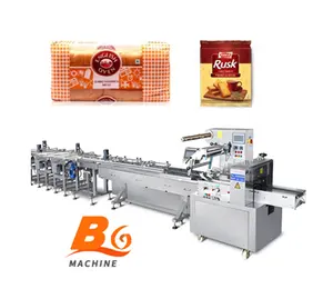 Otomatik ekmek rusk akış hattı paketleme makinesi paketleme makineleri