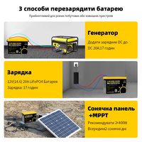 Batterie de stockage d'énergie solaire au phosphate de lithium LiFePO4 12V 340Ah pour camping-car et usage maritime, 8000 cycles, BMS intégré