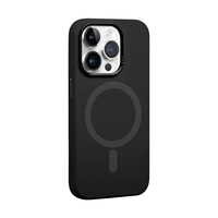 Coque de téléphone en silicone liquide magnétique puissant pour iPhone 17 Pro, 17 Air, 16e, 15 Pro, 14, 13 – Protection intégrale antichoc et agréable au toucher