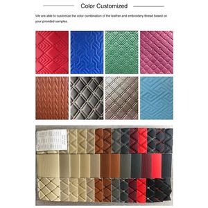 Cubierta universal para <span class=keywords><strong>volante</strong></span> de coche, tapicería verde para asiento de coche, piel sintética para tapicería de coche - Product Image 3