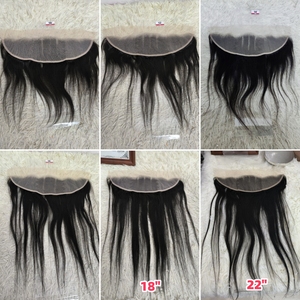 Promoción 9A Letsfly Hair, Cierre de Encaje 4x4 y Frontal de Encaje 13x4, Extensiones de Cabello de 10-22 Pulgadas, Color Natural, 10 Piezas, Venta al por Mayor de Fábrica - Product Image 6