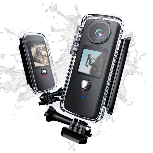 4K Pocket Action Cam EIS GYRO Image Stabilization WiFi Sports DV 30M Waterproof Case Accessories Action Camera