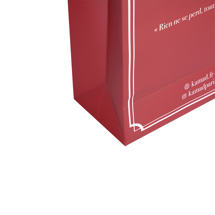 Wholesale luxury red shoes clothes packing printed custom logo clothing shopping gift jewelry packaging paper bag