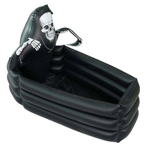 BS-H42 110*60*30cm Inflatable Death Ice Cup Large Toy Inflatable Snow Doll Steering Wheel Obediently Swimming Circle Floating