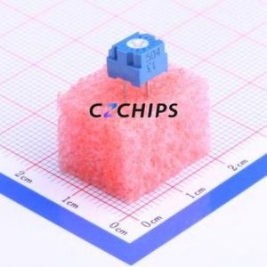 ตัวต้านทาน3323P-1-504ปรับได้/โพเทนชิออมิเตอร์ผ่านรูส่วนประกอบ (THT) ตัวต้านทาน500Kohm 10% - Product Image 1