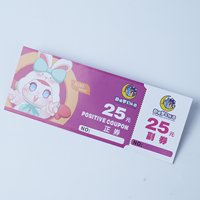 Impression de billets d'avion personnalisés de haute qualité avec support en carton, respectueux de l'environnement et logo personnalisé