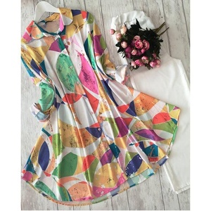 ชุดเดรส Kurtis ผ้าฝ้ายลินินเรยอนสไตล์อานาร์กาลีแบบอินเดียสำหรับผู้หญิง ดีไซน์แฟชั่นล่าสุด พร้อมสวมใส่ ราคาประหยัด เหมาะสำหรับงานแต่งงาน - Product Image 3