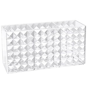 Clear Acrylic <b>Cosmetic</b> Organizer 4 In 1 Makeup <b>Storage</b> <b>Box</b> For Brush Lipstick Eyeshadow <b>Storage</b> Elegant Design - Product Image 5