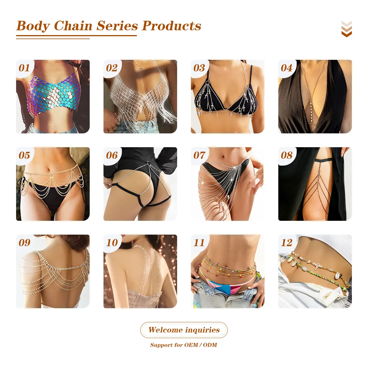 sexy diamond tassels love chest chains bikini body chains spicy girl clothing accessories