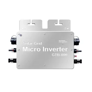 Argento 800W 220V sistema fotovoltaico solare Smart WIFI Control Micro Inverter collegato alla rete il micro inverter solare