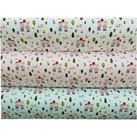 Tissu sergé 100% coton pour textile Textile de maison et doublure dessins de dessins animés pour enfants tissu de satin imprimé en rouleau