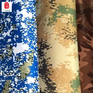 300D silk Oxford digital Camouflage PU flame retardant coating tent car cover outdoor shading fabric