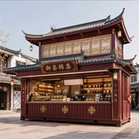 Maison conteneur de style chinois traditionnel 20 pieds et 40 pieds, conception 3D, haute qualité, prix bas, facile à installer et durable