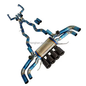 Tubo de Escape de Titanio A-HPF con Acabado Espejo para M5 F90 G90 <span class=keywords><strong>M8</strong></span> <span class=keywords><strong>M850i</strong></span> 4.4T 2018-2023, Sistema de Escape Catback Valvetronic OEM - Product Image 3