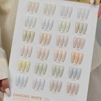 LADAI – Kit de vernis à ongles gel 24 couleurs Cloud Dance blanc laiteux, vernis gel UV/LED transparent nude pour salon de manucure