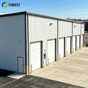 Entrepôt commercial modulaire en acier galvanisé haute capacité, structure en acier, préfabriqué, pour la logistique intensive - Product Image 1