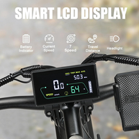 Vélo électrique tout-terrain à suspension intégrale, moteur sans balais 60V, haute puissance, longue autonomie, pneus larges 250W
