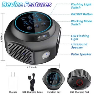 360 °   <span class=keywords><strong>Appareil</strong></span> répulsif à ultrasons contre les nuisibles, répulsif électronique intelligent contre les souris, les moustiques et les insectes, outil de lutte contre les rongeurs pour l'intérieur - Product Image 6