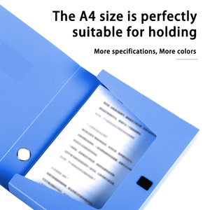 Biểu Tượng Tùy Chỉnh Hộp Tập Tin Stackable Ppdesk Tài Liệu Tổ Chức Trường Hợp Chủ Bền Stackable Lưu Trữ Cho Các Tài Liệu Các Tập Tin - Product Image 5