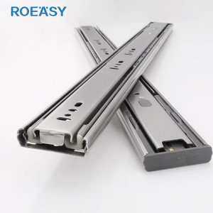 ROEASY LOCK 1 45MM 1.1*1.1*1.4MM Full Extension Soft Closing <strong>Drawer</strong> Slide Telescopic Channel <strong>Runner</strong> for Cabinet Furniture - Product Image 1