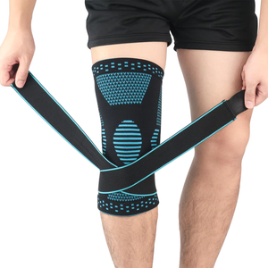 Genouillère de protection unisexe pour adulte, professionnelle, en nylon et coton épaissi, respirante, antidérapante, pour le sport et la lutte - Product Image 4