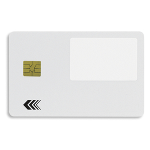 Carte intelligente personnalisable 8,5x5,5x0,2 pouces avec puce et écran pour usage personnel - Product Image 1