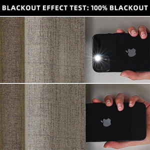 DaiRui, venta al por mayor, tamaño personalizado, <span class=keywords><strong>cortinas</strong></span> opacas de lino sintético, <span class=keywords><strong>cortinas</strong></span> para la sala de estar, <span class=keywords><strong>casa</strong></span>, <span class=keywords><strong>cortinas</strong></span> de ventana de lujo para dormitorio - Product Image 4