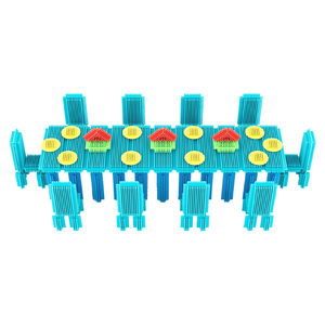 Blocchi di Costruzione in Plastica POTENTIAL, Design Unico e Morbido, Giocattolo STEM Fai-da-Te per Bambini dai <span class=keywords><strong>3</strong></span> <span class=keywords><strong>Anni</strong></span> in Su QL-066(B)-5 - Product Image 5