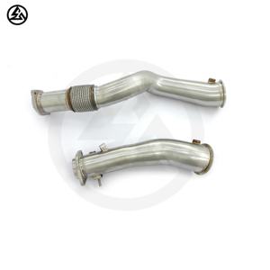 Tuyau de descente CSZ Performance de haute qualité pour BMW S58 M3 G80 M4 G82 M2 G87 3.5 "à 3" tuyau d'échappement tuyau de descente de course - Product Image 4