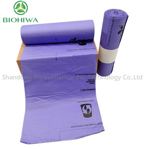 Bolsa de basura biodegradable sellada con estrella, compostable S cortada en bolsa de basura, venta al por mayor para África/Oriente Medio/América del Sur - Product Image 4