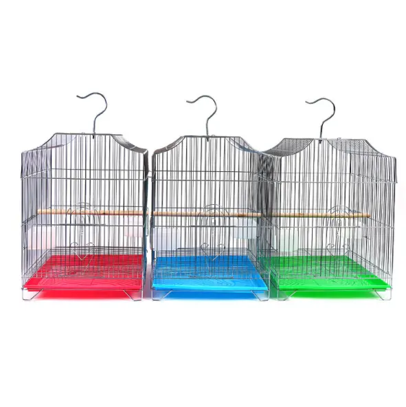 Electroplating Parrot Cage Bird Nest Plastic Starling Parrot Bird Animal Cage Bird Supplies