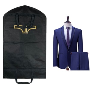 <span class=keywords><strong>Housse</strong></span> de vêtement personnalisée en non-tissé de haute qualité avec fermeture éclair pour costumes, vestes, chemises, manteaux – Housses de protection durables pour le voyage - Product Image 4