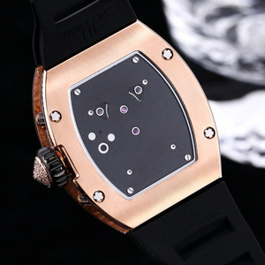 Montre mécanique à motif serpent en diamant pour hommes et femmes, bracelet en caoutchouc durable, adaptée au golf et aux tenues formelles - Product Image 5