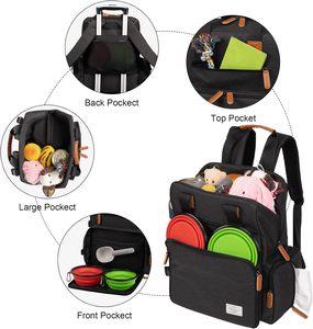 Free Sample Foldable Cat <b>Backpack</b> for Cats and <b>Dogs</b> Large Capacity Portable Pet <b>Backpack</b> Outdoor Travel Pet Bag - Product Image 5