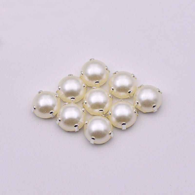 SAVITA 400 Pièces 8mm Perles Rondes Blanches Perles En Satin