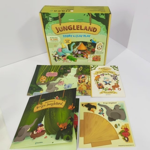 Kit de <span class=keywords><strong>Pâte</strong></span> <span class=keywords><strong>à</strong></span> <span class=keywords><strong>Modeler</strong></span> Interactif pour Enfants avec Livre d'Histoires – <span class=keywords><strong>Pâte</strong></span> <span class=keywords><strong>à</strong></span> <span class=keywords><strong>Modeler</strong></span> Premium Non Toxique avec Cartes de Fond - Product Image 1
