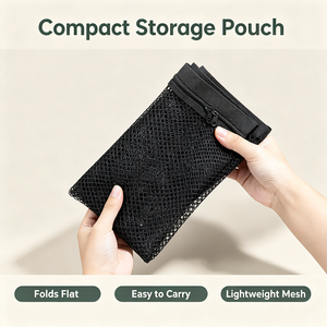 Filet de rangement pour plafond de voiture, double couche, en maille, avec fermeture éclair, universel pour SUV, fourgonnette, voyage sur route, camping - Product Image 3